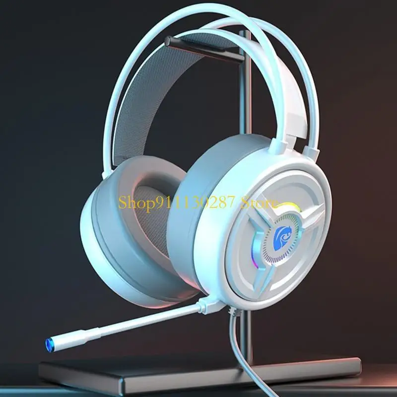 Auriculares para juegos J1HC, auriculares estéreo con para colocar sobre cabeza, casco para consola juegos - imagen 2