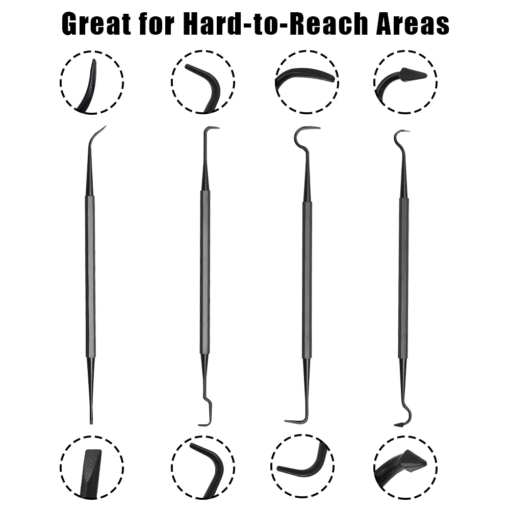 Kit de limpieza de pistola, cepillo de alambre de acero de doble extremo, juego de selección de nailon, paño de limpieza para pistola, herramienta de limpieza de barril, accesorio de caza - imagen 4