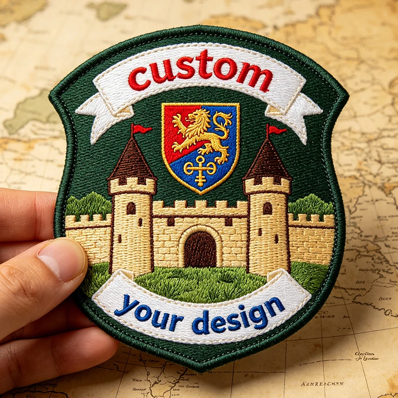 Parches termoadhesivos bordados personalizados escudo vintage scout - imagen 5