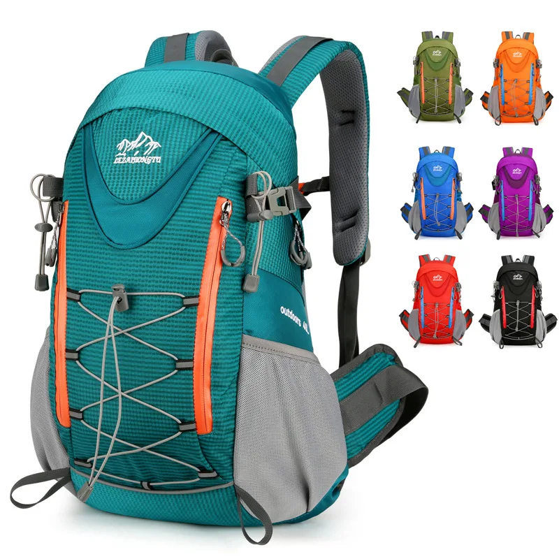 Mochila de acampada impermeable para hombre y mujer, bolso de hombro deportivo de gran capacidad para viajes al aire libre, senderismo, escalada y ciclismo - imagen 2