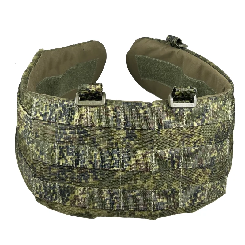 Gorro de cintura táctico, chaleco multifunción de camuflaje de ruina verde equipado con Molle Modular