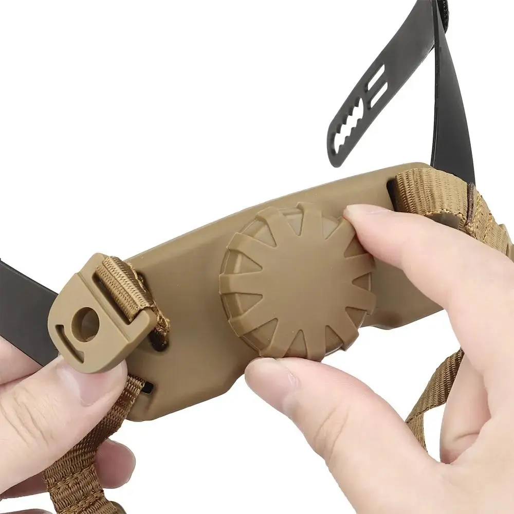 Sistema de suspensión interior para casco FAST SF, casco de corte alto, correa de bloqueo de cabeza ajustable, accesorios para casco Airsoft de combate y caza - imagen 5