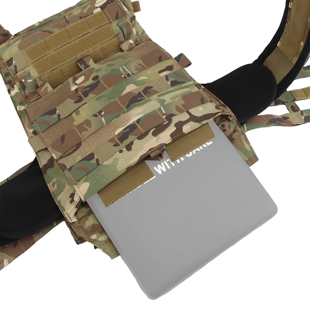 AVS MBAV-Chaleco táctico multifuncional, portador de placa Modular adaptable, liberación rápida, cómodo equipo Airsoft de caza MOLLE - imagen 3