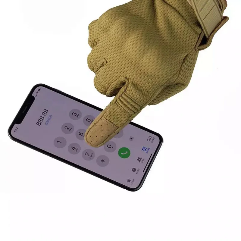 Guantes tácticos de dedo completo para motocicleta, guantes para Paintball, Airsoft, caza, tiro, equitación al aire libre, Fitness, senderismo - imagen 2