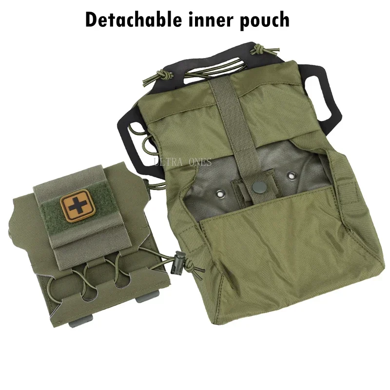 Bolsa táctica para botiquín de primeros auxilios Montañismo al aire libre senderismo bolsa de almacenamiento médico caza Camping viaje supervivencia paquete MOLLE - imagen 3