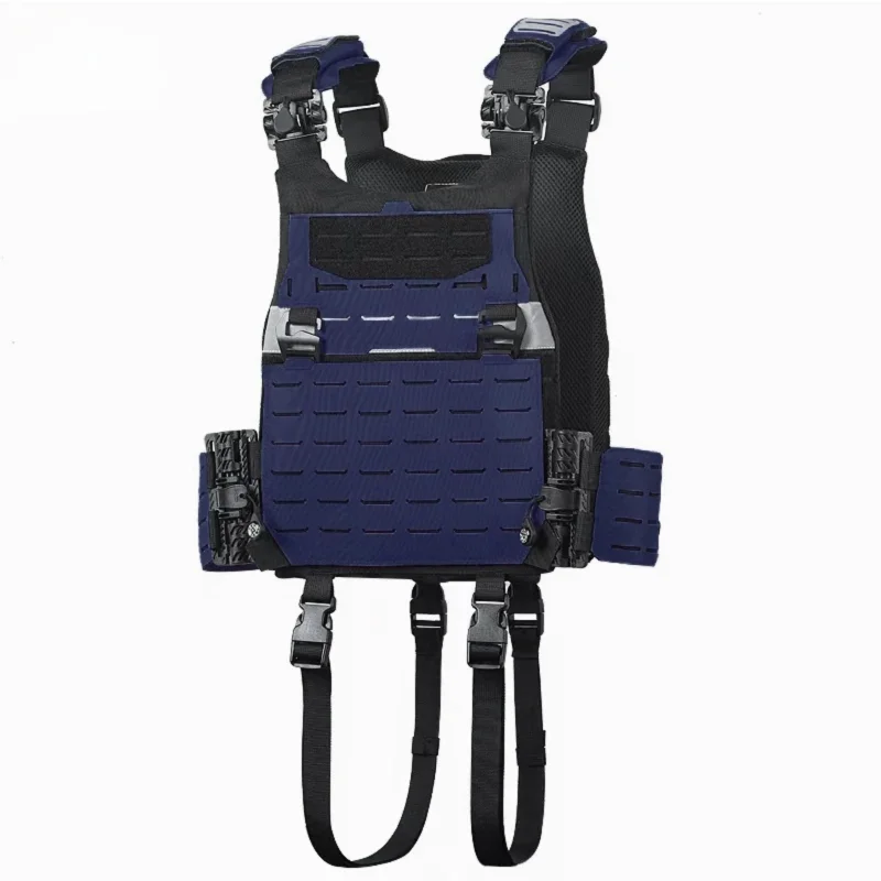 Chaleco táctico ligero - Chaqueta de rescate del módulo MOLLE de desmontaje rápido - Equipo de protección de entrenamiento CS - imagen 2
