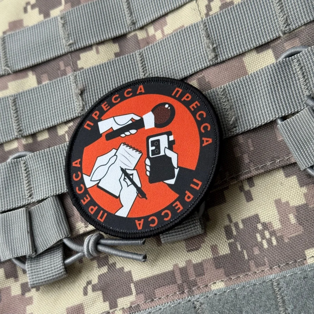 Parche táctico militar chevron con gancho y bucle para ropa - imagen 3