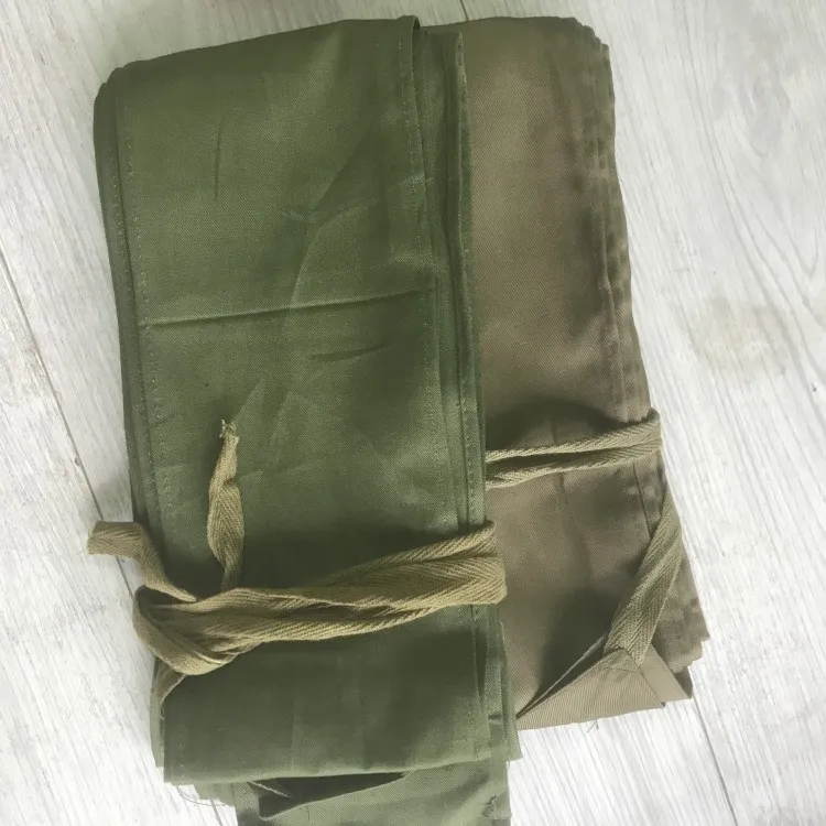 Clásico 65 cordones pantorrilla marchando correas de pierna amarillas y verdes rodilleras verdes militares almohadillas protectoras cinturón de corbata con cordones - imagen 3