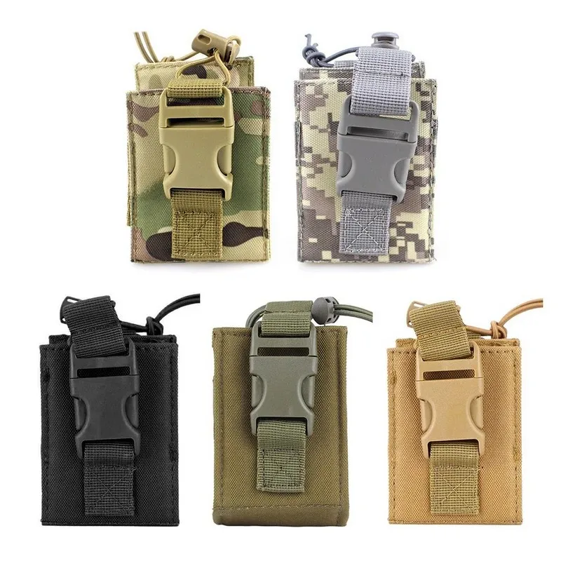 Funda Táctica para Walkie Talkie, Bolsa de Radio Oxford Molle, Soporte de Bolsillo, Bolsa de Cintura Deportiva para Exteriores, Funda para Interfono - imagen 3