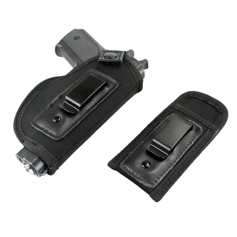 Funda de transporte oculta para pistola, linterna láser, bolsa magnética de 9mm, compatible con Gl17 S & W Ruger SIG Taurus, compacta a tamaño completo - imagen 3