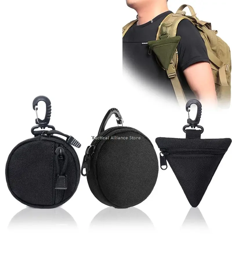 Bolsa táctica Molle riñonera cartera llavero bolsa para llaves accesorios de equipo de caza al aire libre riñonera