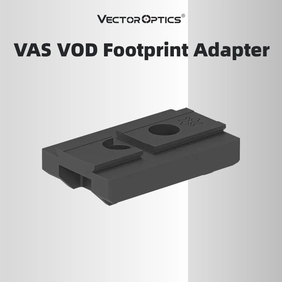 Adaptador de huella Vector Vas Vod para base de riel Picatinny de montaje óptico, 13 mm de altura
