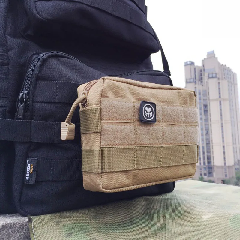 Molle Utility EDC riñonera táctica bolsa de primeros auxilios médicos bolsa de cinturón deportes al aire libre Camping caza cinturón bolsillo - imagen 5