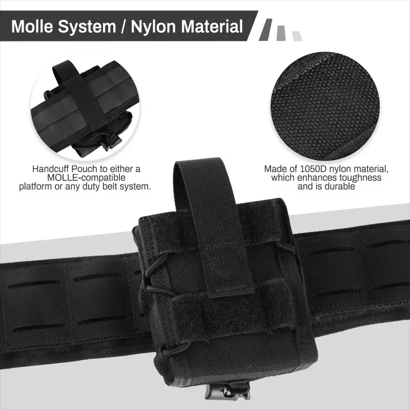 Funda táctica MOLLE para esposas – Estuche universal portaherramientas EDC