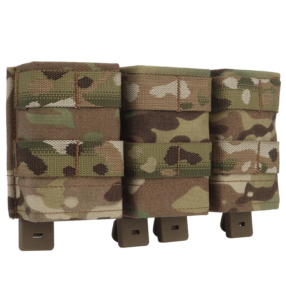 Triple portacargadores táctico 5.56 MOLLE con abrazaderas Kydex - imagen 2
