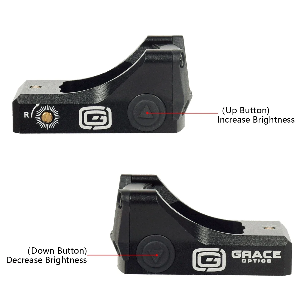 Mira réflex táctica Grace Optics M1 Red Dot para pistola G17 G19 con mira telescópica de caza con montaje 1913 - imagen 5