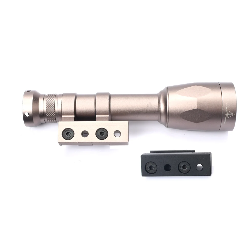 WADSN arma táctica 1 soporte para linterna m-lok Keymod Base compensada de riel para Surfir M600 M600V M600C M600B M600U luz exploradora - imagen 3