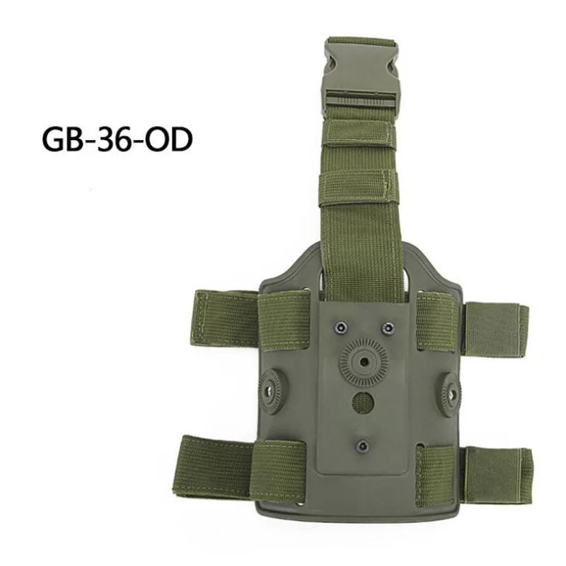 Dispositivo de plataforma de pierna militar táctico, funda de pierna de caída rápida, funda de tiro de combate al aire libre, paleta para Glock M9 Colt 1911 USP - imagen 3