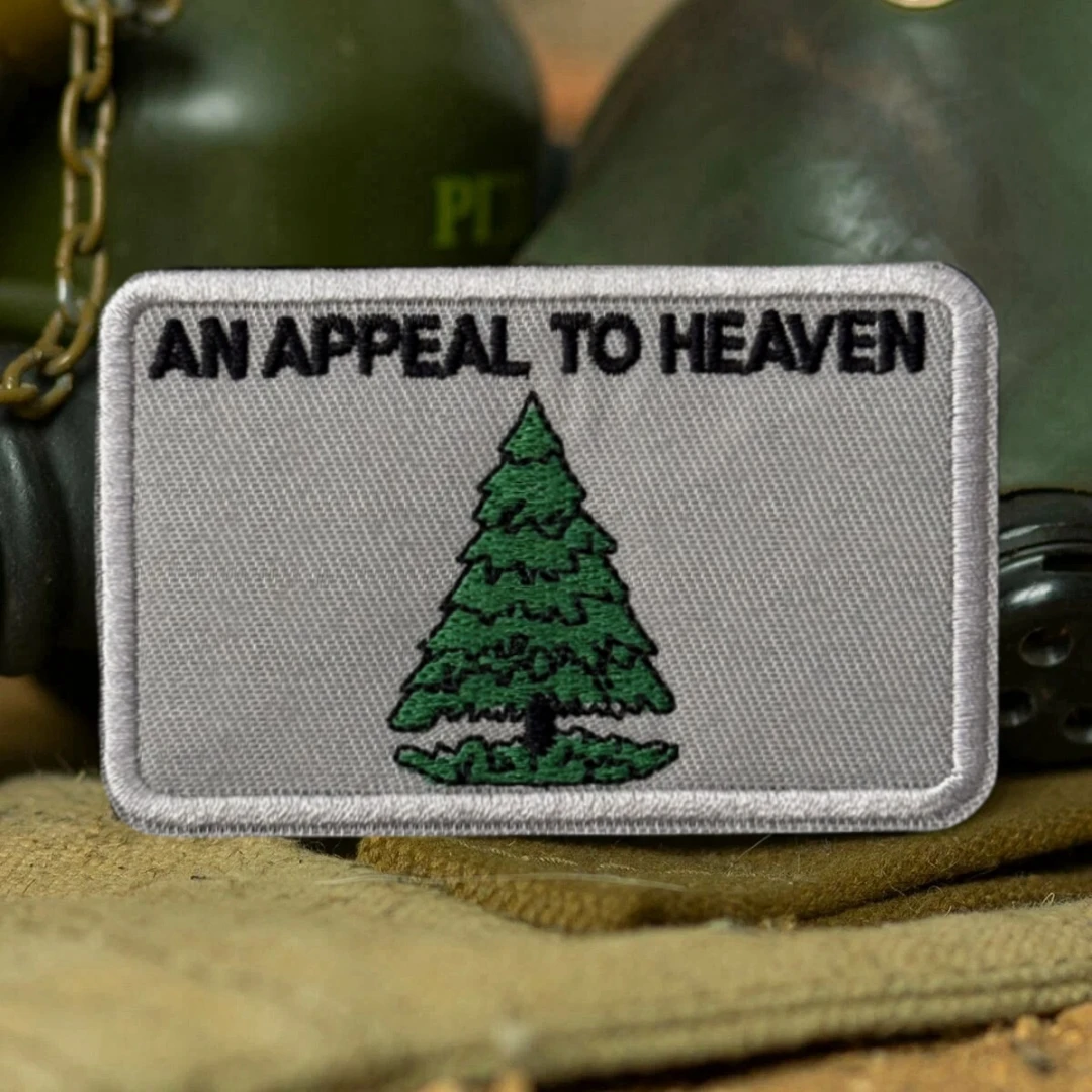 Parche de un apelo a pesado, parches bordados de gancho y bucle para ropa, insignia de moral táctica, mochila militar, pegatina personalizada - imagen 4