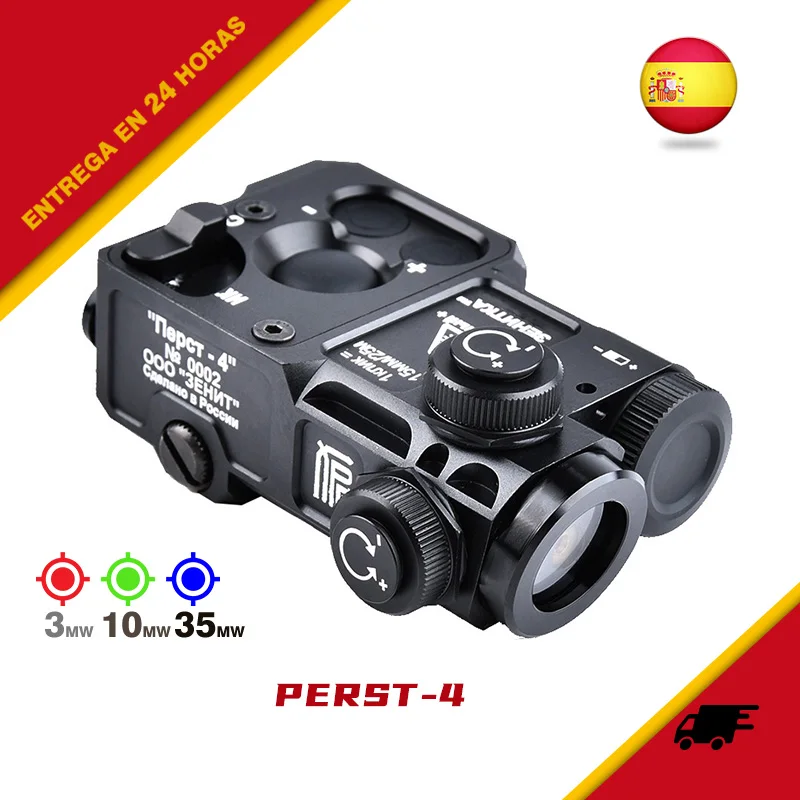 WADSN PERST 4 linterna luz de explorador IR punto rojo mira láser verde puntería GEN.3.0 pistola de caza para riel de 20mm accesorios Airsoft - imagen 2