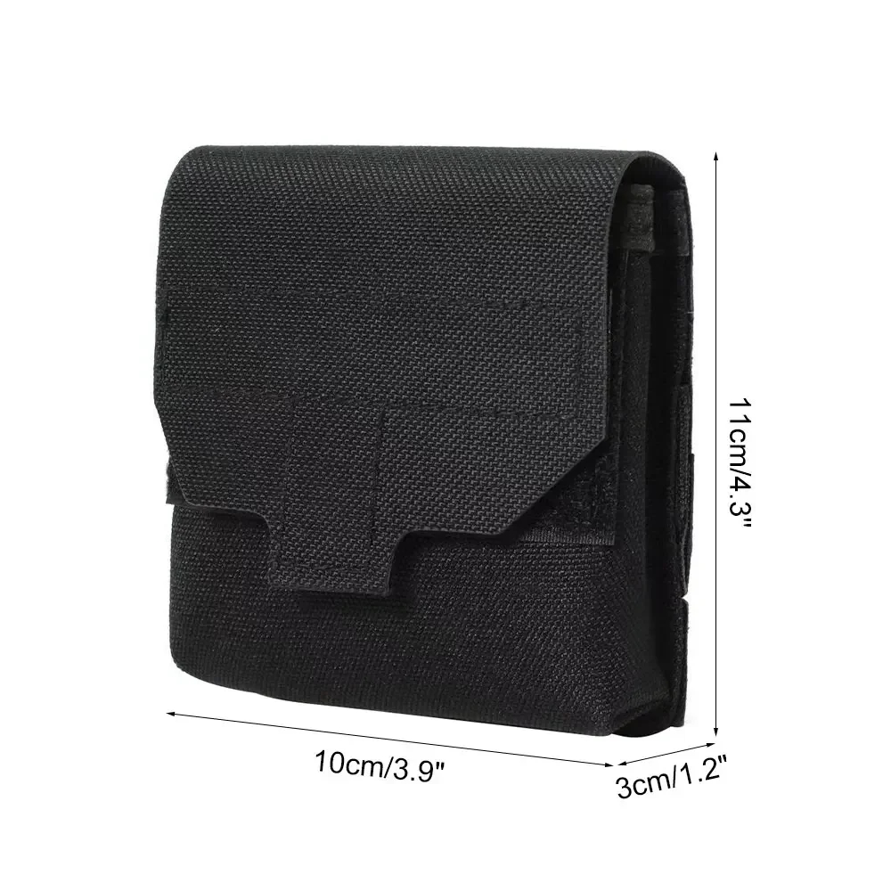 Equipo de adiestramiento al aire libre, riñonera Molle, tarjeta de llave pequeña, bolsa de almacenamiento ligera, chaleco táctico, bolsillo lateral, bolsa para cigarrillos - imagen 3