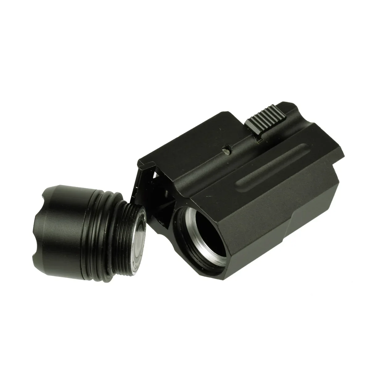 Mini pistola táctica Airsoft de separación rápida para Glock 17 19, linterna de luz Flash con soporte de riel Pictinny de 20mm - imagen 3