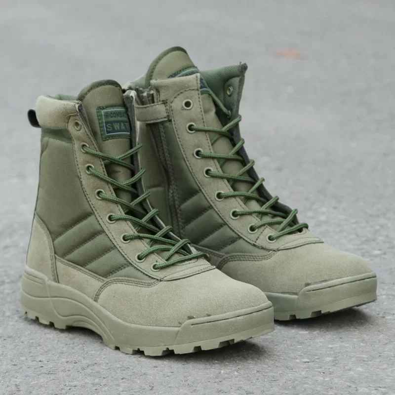 Botas tácticas para hombre, botines de combate de fuerzas especiales para desierto, senderismo al aire libre, zapatos de seguridad para el trabajo - imagen 4