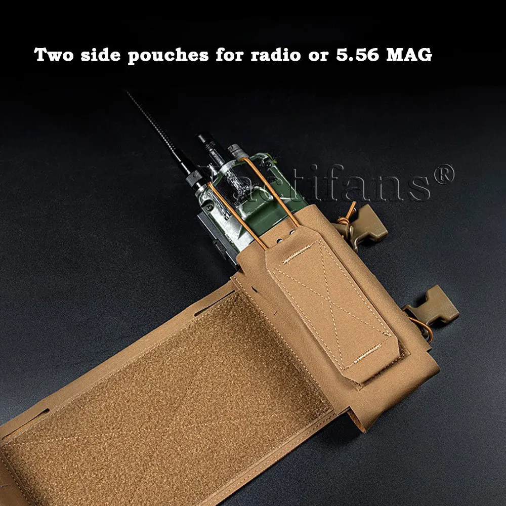 Expansor de alas Cosa 1, expansión para MK4, aparejo de pecho, chasis de Micro lucha, Radio, bolsa de revista, chaleco de caza, equipo de nailon 500d - imagen 5