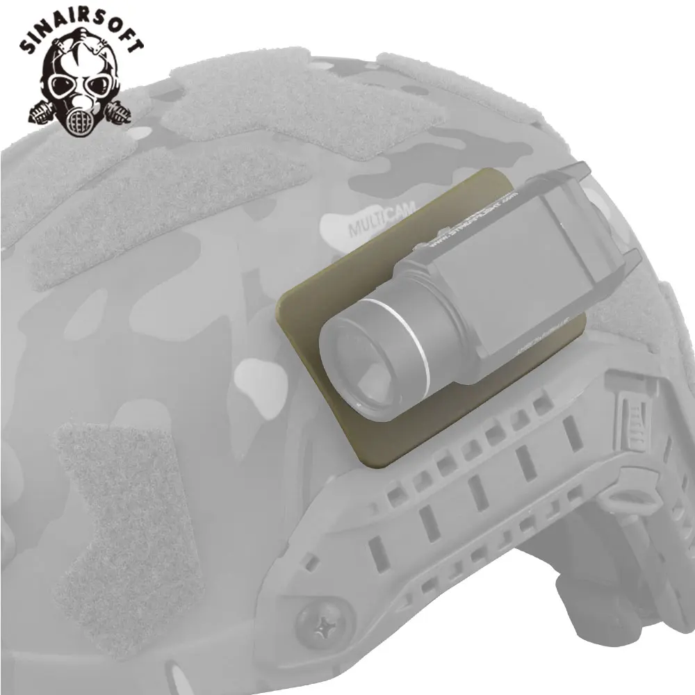 Adaptador de fijación rápida para casco táctico, placa de M-LOK para cámara HD deportiva, montaje GoPro M1913, accesorios de bucle de gancho de riel - imagen 2