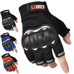 Guantes de motocicleta para hombre, nudillos tácticos de dedo completo/medio, guantes protectores para Motocross, guantes de trabajo duraderos para montar