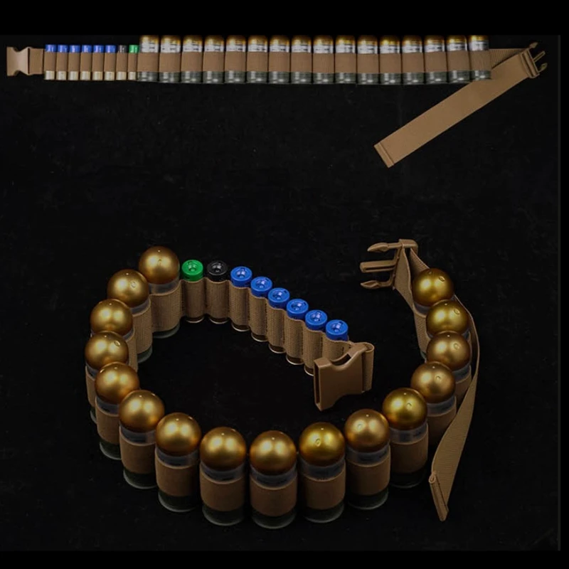 16 Shell Bandolera Shell Hombro Bandolera Bandoleer Magazine Carrier Hombro Sling - imagen 4