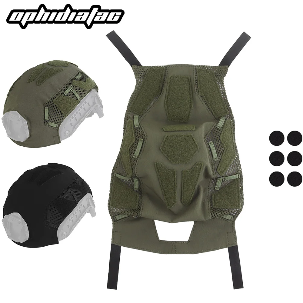 OPHIDIANTAC Funda para casco de paintball transpirable con máscara protectora - Accesorio esencial para airsoft y actividades de tiro al aire libre