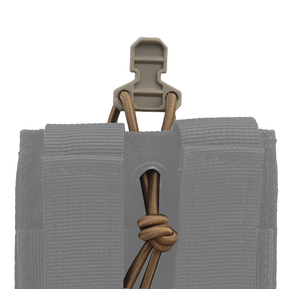Retenedor de cordón de choque ajustable para cargador táctico, correas de retención elásticas de dibujo rápido para bolsa Mag, accesorios para chaleco - imagen 4