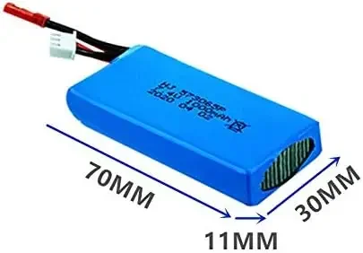 Batería LiPo para dron JJRC compatible A20G y H68G