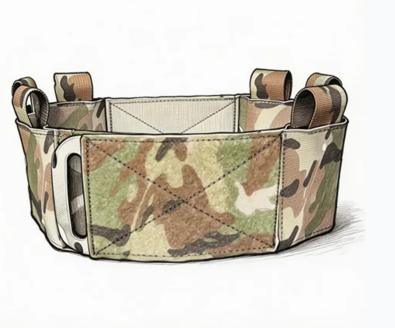 Chaleco portaplacas LV119 FCSK con ajuste rápido elástico - imagen 5
