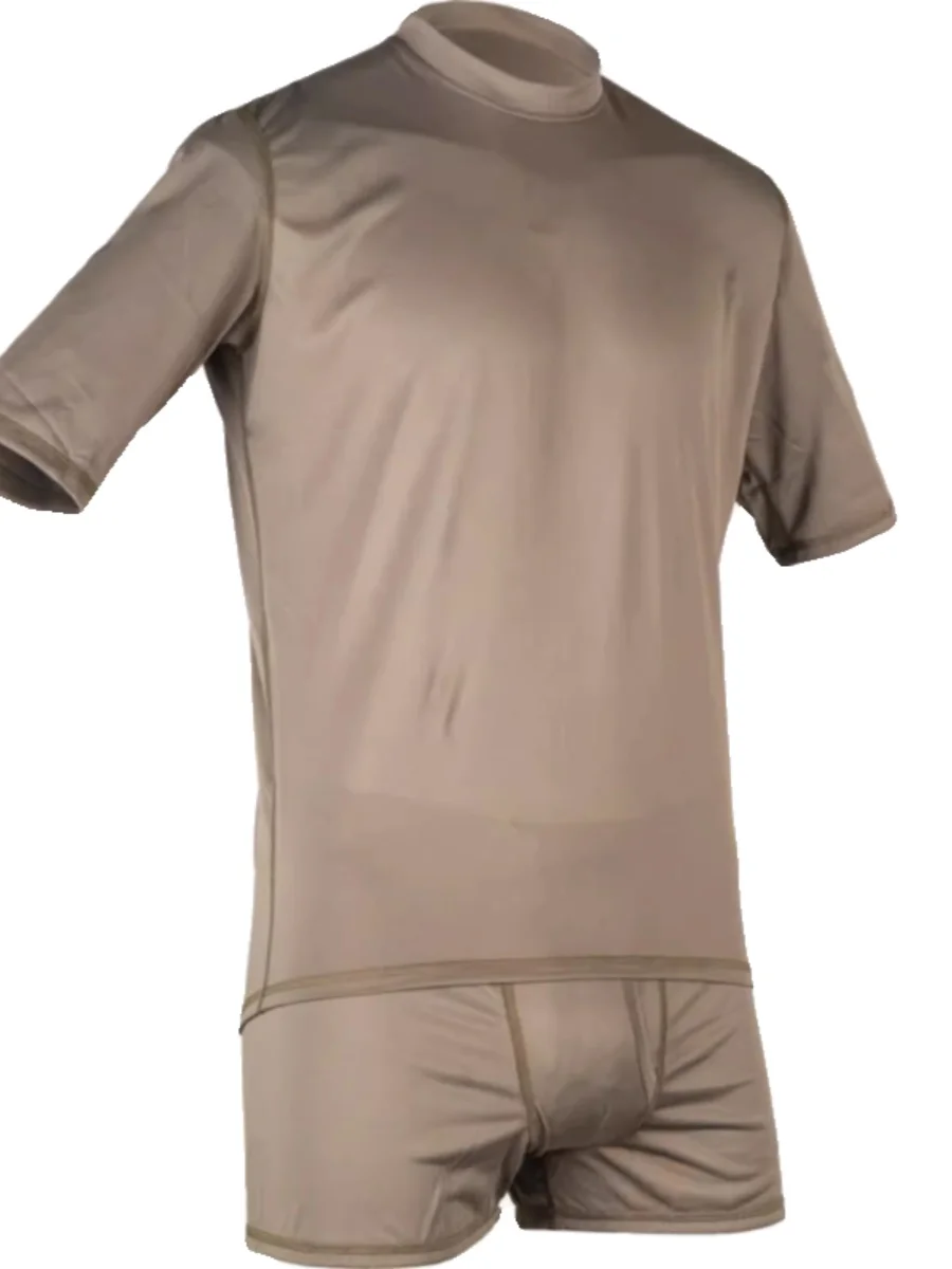 Conjunto de ropa interior de manga corta de secado rápido, forro para las cuatro estaciones, V1 de Rusia - imagen 4