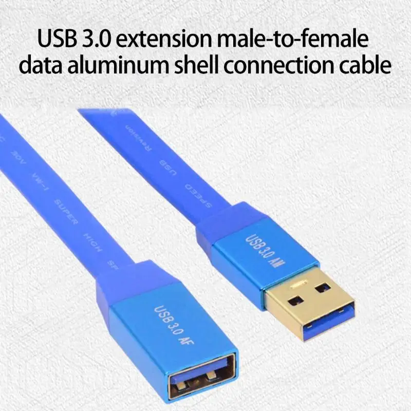 Cable extensión USB Datos masculinos a femenino Cable extensor USB 5Gbps Velocidad rápida K1KF - imagen 3