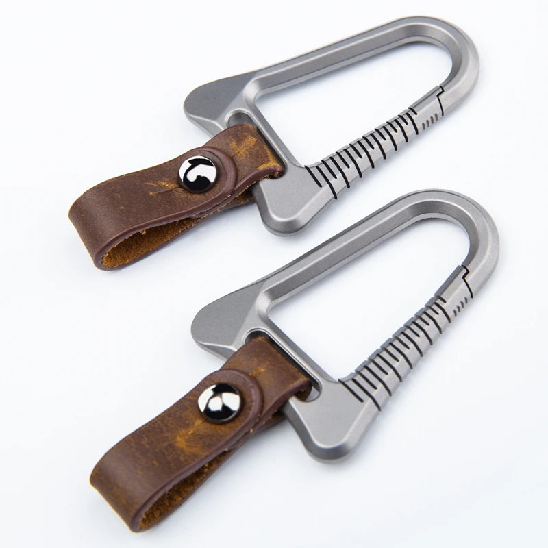 LLavero de aleación de titanio TC4, colgante de bolsa de llave de coche, regalo de negocios, herramienta Edc, regalo creativo para novio - imagen 4