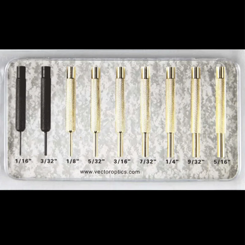 Vector Optics Kit de herramientas de punzón Gun Smith de 9 piezas, se utiliza para montaje y desmontaje de armas de fuego - imagen 2