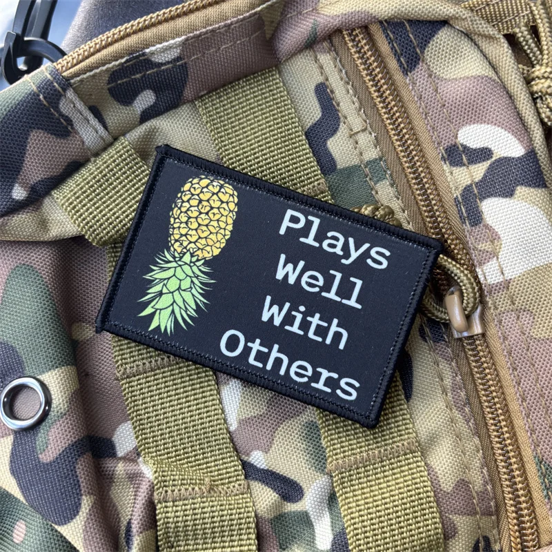 Parche táctico militar velcro con insignia de moral estampada - imagen 5