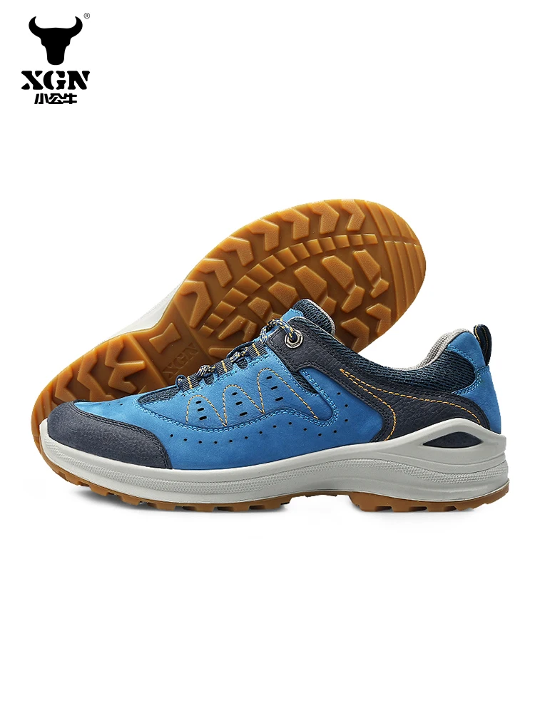 XGN-zapatos antideslizantes para senderismo al aire libre, zapatillas de escalada transpirables para hombre, botas de caza, botas de montaña para turismo, zapatos de Trekking tácticos - imagen 5