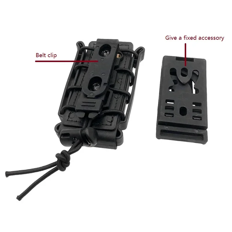 Cinturón táctico Molle, bolsas para revistas de 9mm, bolsa Mag para tiro, caza al aire libre, pistola, Rifle, bolsa para revistas Fastmag - imagen 3