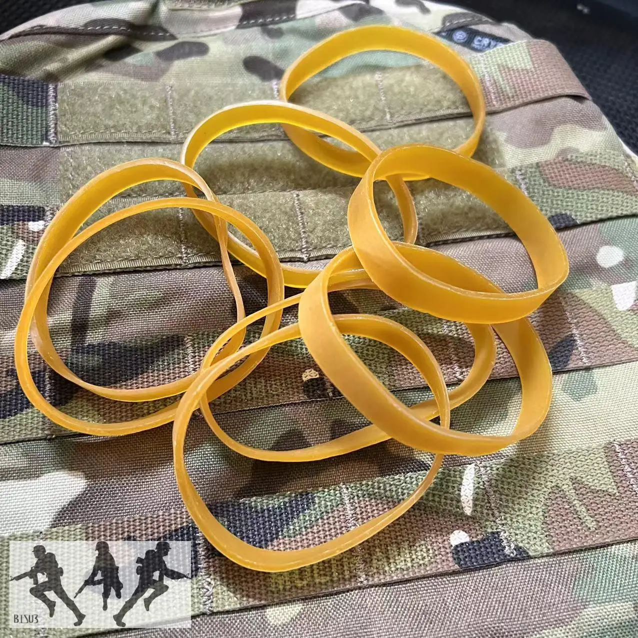 10/20/50 Uds sellos para exteriores banda elástica táctica de alta elasticidad banda de goma multifuncional agrupación banda de goma ancha ancho ancho 10mm - imagen 2