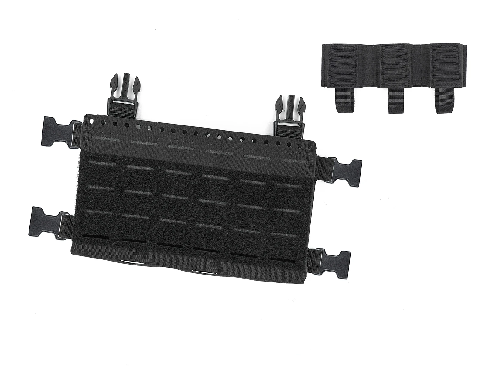 Chaleco táctico MK5 Molle, bolsa de combate estilo SS, accesorios de chasis, portador de placa Mk AIRSOFT, equipo de caza negro para exteriores - imagen 5