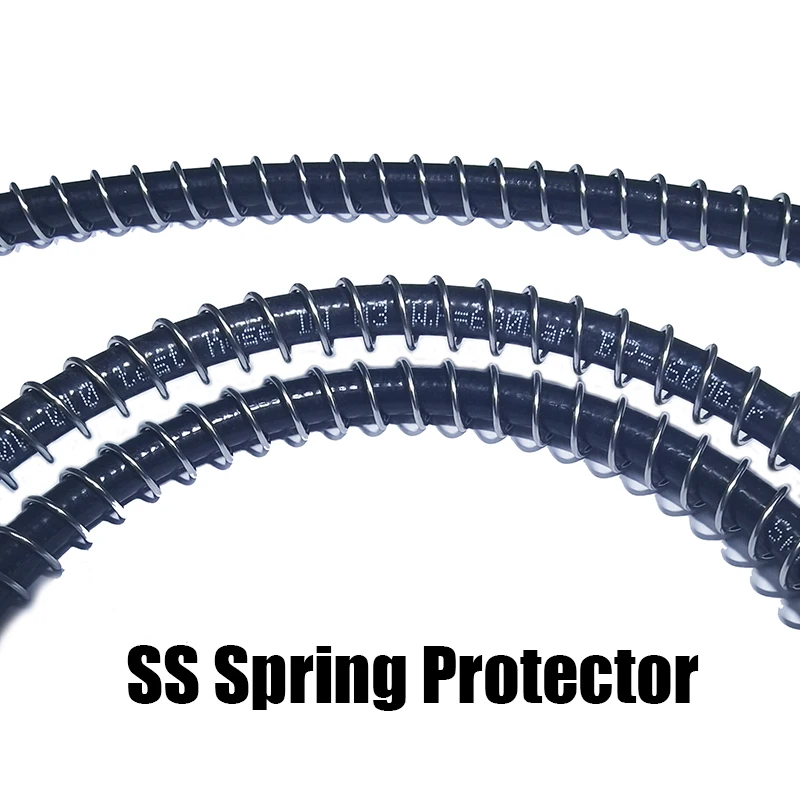 Bomba de mano de alta presión, Macroline, línea de manguera remota, M10 x 1, relleno HPA, neumático, recarga de aire, Protector de nailon SS - imagen 3