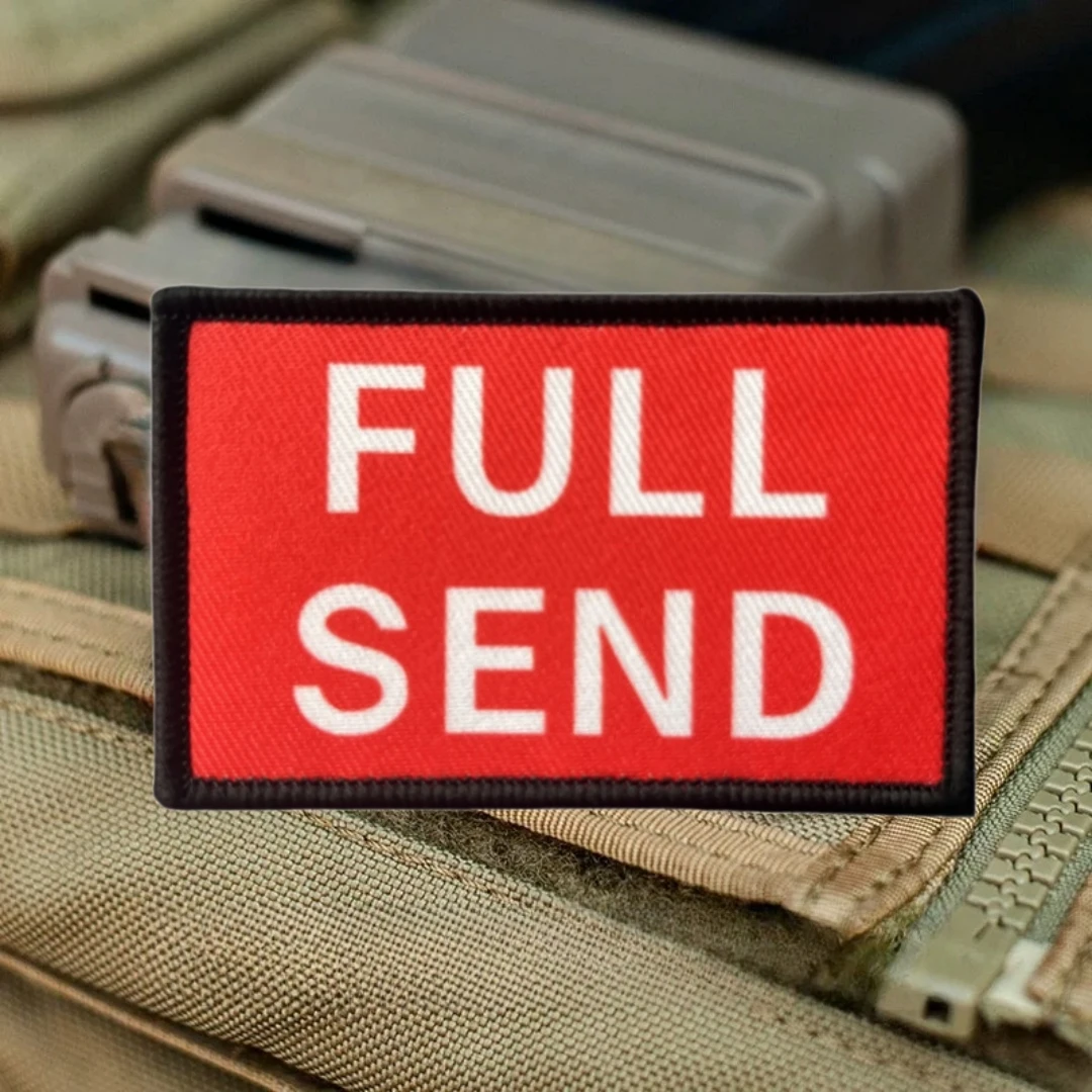Parche táctico moral de envío completo, insignia con gancho impreso, brazalete del ejército militar, pegatina para mochila - imagen 4