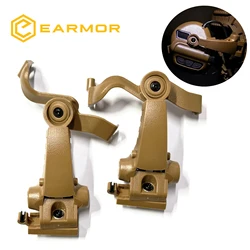 EARMOR M32 M31 soporte rail Picatinny 360° giratorio