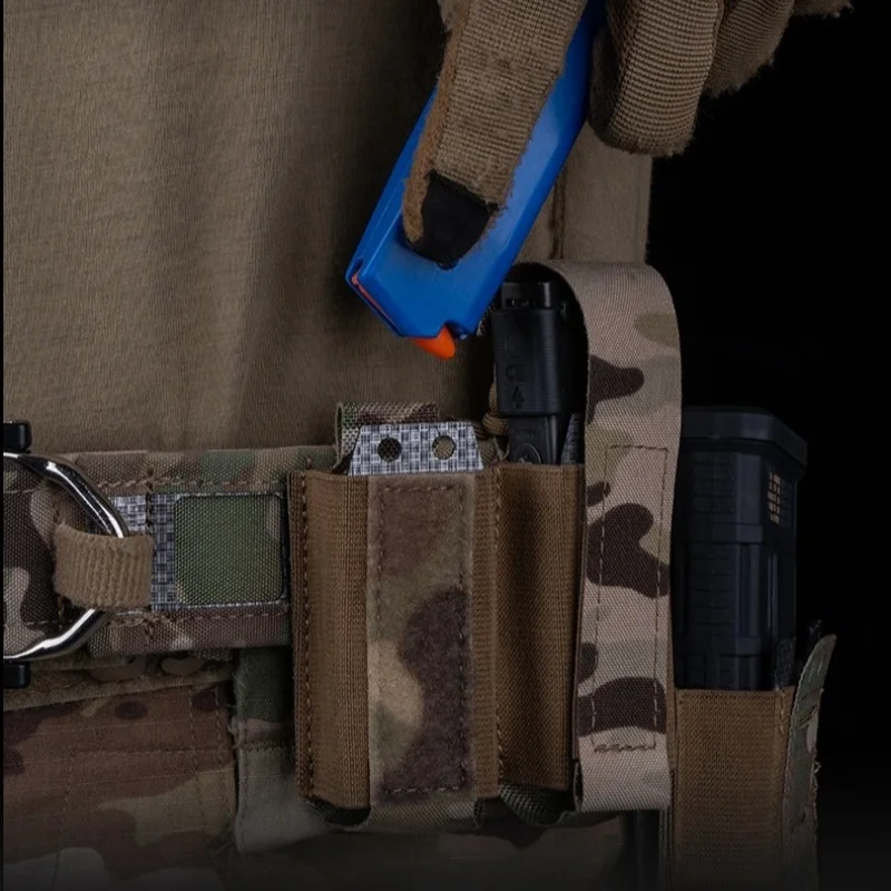 Bolsa de almacenamiento MAG individual de 9mm, equipo para exteriores, linterna, suministros de primeros auxilios, bolsa de almacenamiento multifunción de 9mm, bolsa Mag individual - imagen 2