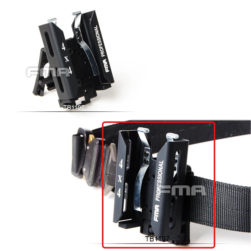 Almacenamiento de batería 4x4, cinturón táctico para caza al aire libre, accesorios, bolsa para revistas - imagen 2