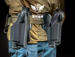 Funda táctica Glock QLS19 con liberación rápida